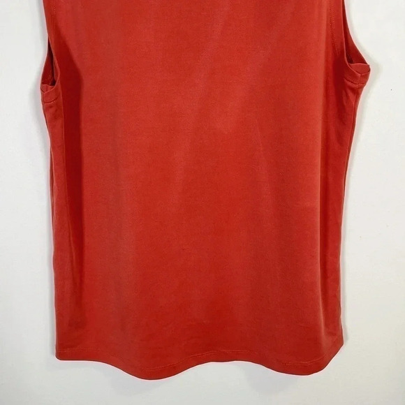 FRANK AND OAK| ESSENTIAL TANK TOP IN BRICK COLOR - Picture 9 of 10